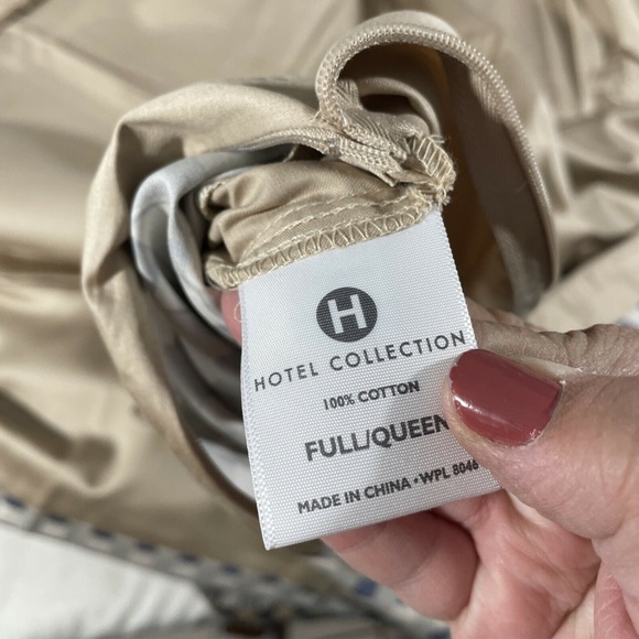 NWT Hotel Collection Patchwork Duvet Cover ONLY [ Full / Queen ]‎ - Picture 8 of 12